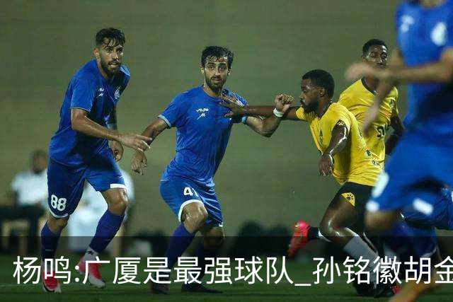 杨鸣:广厦是最强球队 孙铭徽胡金秋同位置顶级